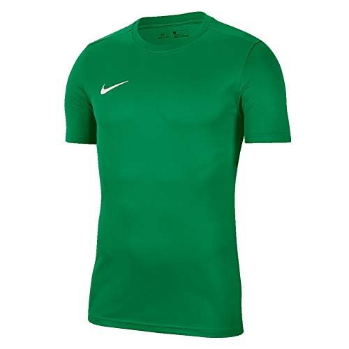 NIKE M Nk Dry Park VII JSY SS Camiseta de Manga Corta, Hombre, Pine Green/White, L