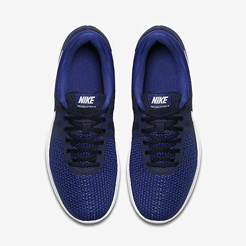 Nike Revolution 4, Zapatillas de Running para Hombre, Midnight Navy/White-Deep Royal Blue-Black, 42 EU