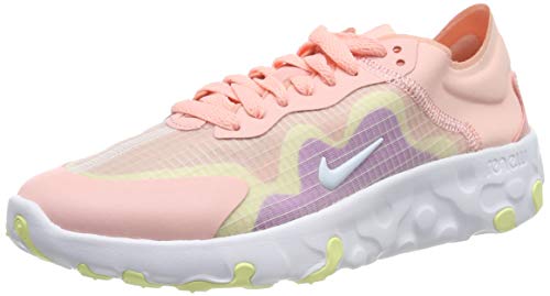 Nike Wmns Renew Lucent, Zapatillas de Running para Mujer, Rosa (Bleached Coral/White/Hyper Violet/Luminous Green/Pink Quartz 600), 37.5 EU