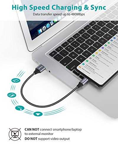 NIMASO Cable USB C 3A[4 Pack 0.3M+1M+2M+3M],Cable USB Tipo C para Carga y Sincronización Rápidas,Cargador Tipo C es Compatible con Samsung S10 S9 S8 A50 A70,Huawei P30 P20 Mate 20,Xiaomi Redmi Note 7…