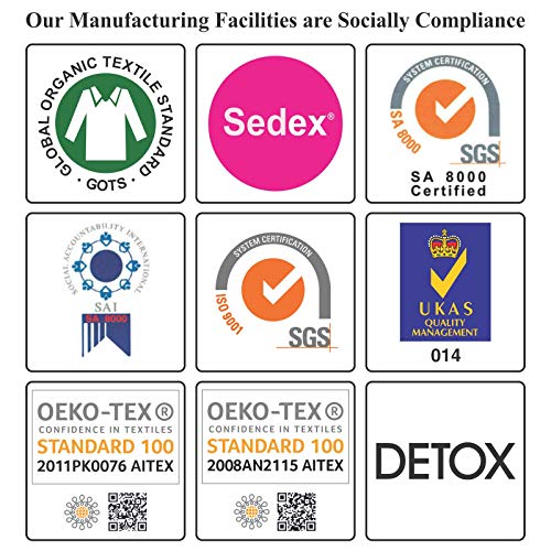 Nimsay Home - Juego de Funda nórdica y Funda de Almohada (algodón), algodón, Lino, Gris, Suelto