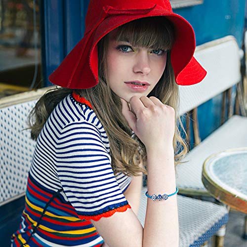 NINAQUEEN Charm Pandora Charms Loto Flor Regalos Originales Mujer Niña Regalos para Ella Plata 925 para Madre Novia Esposa