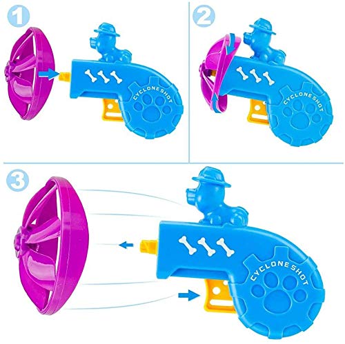 Nincee Gato IR a Buscar Juguete - Gato Interactivo Juguetes, Huellas de Gatos Juguete de Gatito de Juguete con 5 hélices voladoras Satisface la Caza Natural del Gato y los instintos juguetones (Azul)
