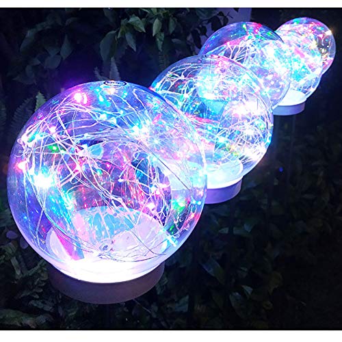 NINI La luz de la Bola LED del Paisaje al Aire Libre Impermeable de la luz decoración Inserción de Alambre de Cobre de la Bola Reed Diámetro 1510cmX10,Ipl