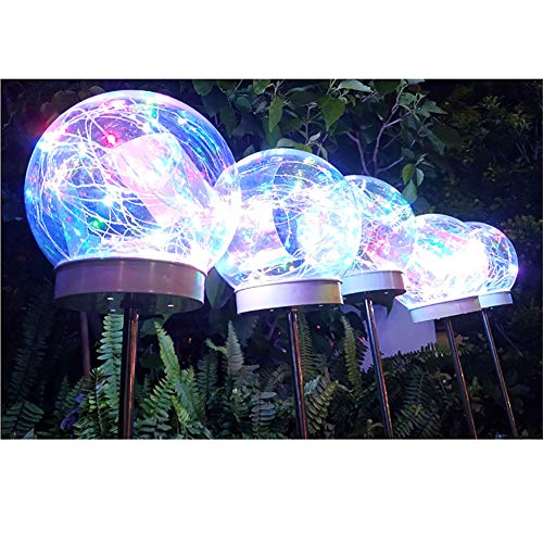NINI La luz de la Bola LED del Paisaje al Aire Libre Impermeable de la luz decoración Inserción de Alambre de Cobre de la Bola Reed Diámetro 1510cmX10,Ipl