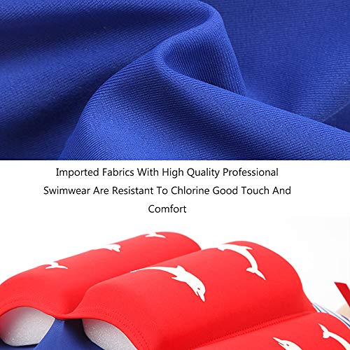 Niños Flotante Bañadores Traje de Baño - Bebé Flotador Nadar Entrenador de Una Pieza Chaleco de Natación para Niñas,flotabilidad Ajustable (baño)