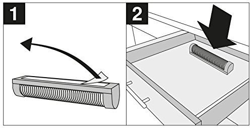 Nirosta - Organizador cajón cuchillos - ABS y acero. Gris e inox. 18cm. 1 ud