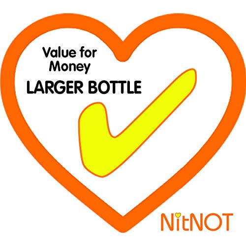 NitNOT Champú contra piojos, extrafuerte, 200 ml, adecuado para niños y adultos