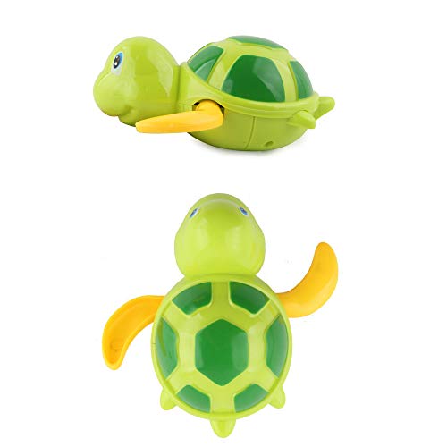 NIWWIN Juguetes clásicos de baño para bebés Tortuga mecánica para niños pequeños Niños Niñas, Juguetes de Agua para Nadar Tortuga de Piscina de Verano Baño Flotador Juguete El Mejor niño Juguete