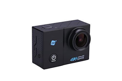 NK Grave Cámara Deportiva subacuática 4K (Ultra-Alta Definición) HD 16MP, (15 Accesorios Múltiples) (Reacondicionado)