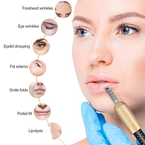 NMQQ 0,5 ml jeringa ampolla cabeza para Hyaluron Pen jeringa desechable 66 piezas cabeza de ampolla