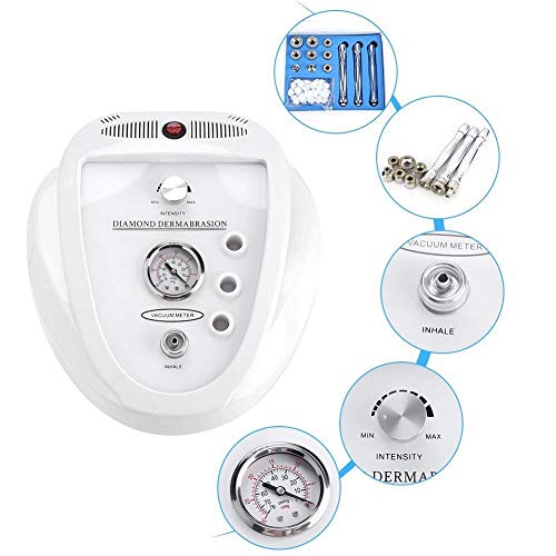 NMQQ 3 en 1 máquina de microdermabrasion del diamante succión grande, equipo facial casero personal del salón del tratamiento