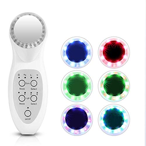 NMQQ masajeador facial portátil,Dispositivo de cuidado reafirmante,Martillo de dispositivo de cuidado de la piel caliente y fría,Instrumento de belleza facial de vibración