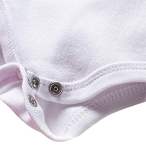 NNJXD Corona recién nacida Tutú primer Cumpleaños 3 piezas trajes Mameluco + falda y diadema Tamaño 1 años Rosa