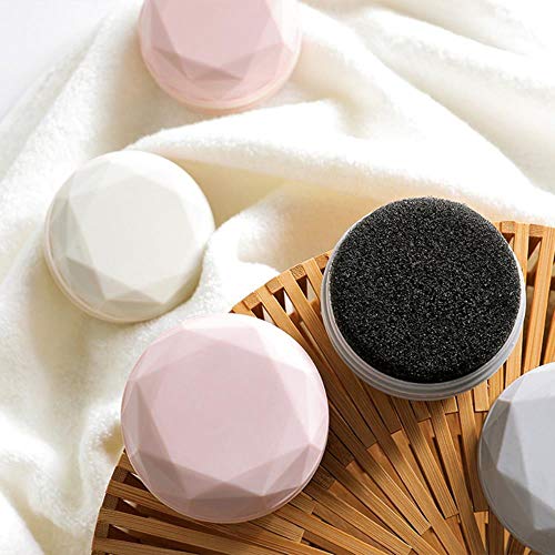 NO BRAND 1Pc Toallitas para pulido de zapatos portátiles Esponja de zapato de doble cara Esponja de descontaminación incolora Zapato de limpieza Cepillo Brillo Esponja, rosa, Francia