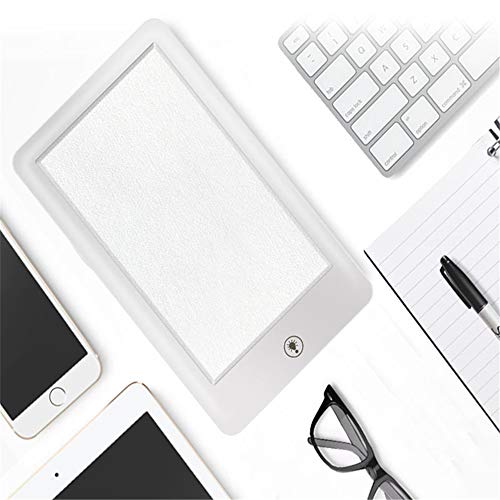 NOBLJX Lámpara de Terapia lumínica Sad Control de luz Diurna lámpara de Terapia un botón Ajuste 11000-32000 Lux Fuerza conmutable 3 Modo de Brillo Blanco