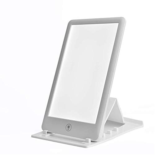 NOBLJX Lámpara de Terapia lumínica Sad Control de luz Diurna lámpara de Terapia un botón Ajuste 11000-32000 Lux Fuerza conmutable 3 Modo de Brillo Blanco