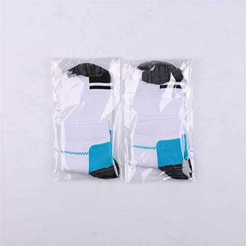 NOBRAND 1 par de calcetines de compresión para fascitis plantar, talón, arco, cómodos calcetines venosos, 8 colores, color Calcetines negros azul 07, tamaño M(For Womens)