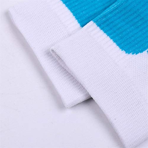 NOBRAND 1 par de calcetines de compresión para fascitis plantar, talón, arco, cómodos calcetines venosos, 8 colores, color Calcetines negros azul 07, tamaño M(For Womens)