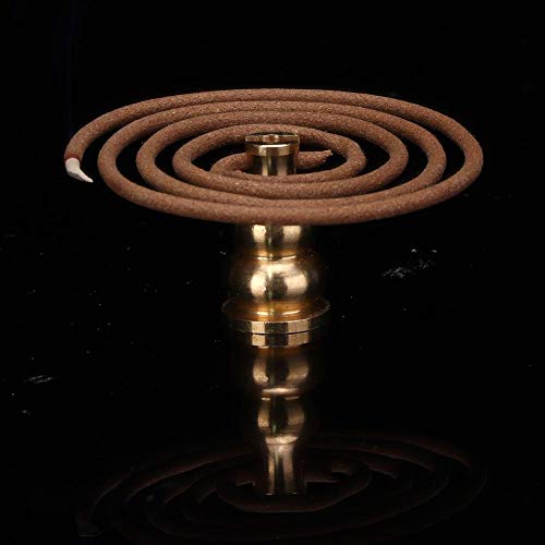 NOBRAND Bobinas de Incienso de 16 Piezas con Base, 2 Horas de Quemado/pc, Fragancia de Interior para el hogar para la relajación, purificación, meditación(Thuja + Incienso Tibetano)