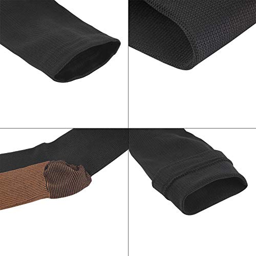 NOBRAND - Calcetines de compresión antifatiga para mujer, antifatiga, unisex, color negro (color: color de piel, tamaño: L/XL (50 52))