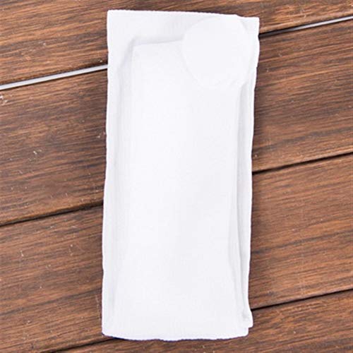 NOBRAND - Calcetines de compresión para hombre y mujer, calcetines de fitness para correr (color: blanco, tamaño: XL)