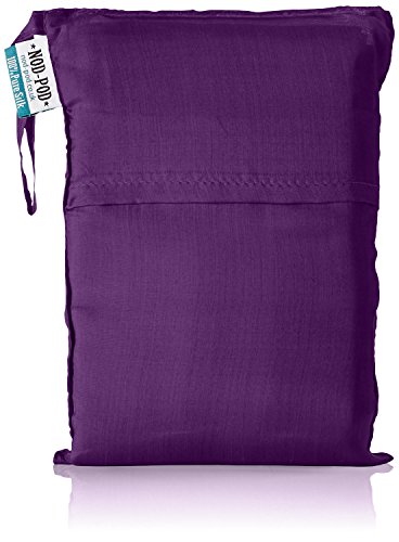 Nod-Pod Saco de dormir de seda 100% de seda natural - Sábanas para sacos de dormir - Púrpura