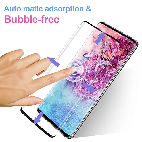NONZERS 2 Unidades Cristal Templado para Samsung Galaxy S10 9H Dureza, Resistente a Araaozos y Golpes, Sin Burbujas, Anti Dactilares, Compatible con 3D Touch Protector para Samsung Galaxy S10