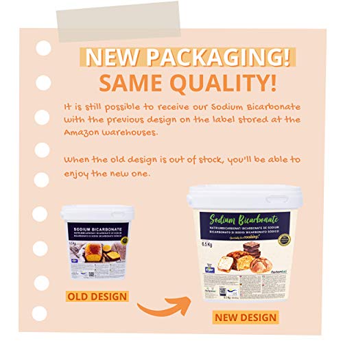 Nortembio Bicarbonato de Sodio Ecológico 6,5 Kg. Grado Alimentario. Especial para Cocinar EBook Incluido.