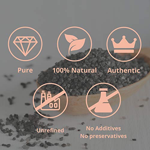 Nortembio Sal Negra del Himalaya 1,35 Kg. Extrafina (0,5-1 mm). 100% Natural. Sin Refinar. Sin Conservantes. Extraída a Mano. Calidad Premium.