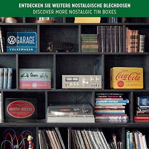 Nostalgic-Art Wave 30714 Retro Cassette Storage Tin, Flat