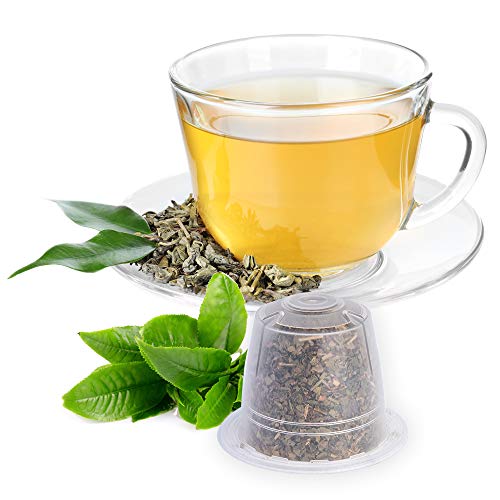 Note D'Espresso - Cápsulas de té verde exclusivamente compatibles con cafeteras Nespresso*, 3 g (caja de 40 unidades)