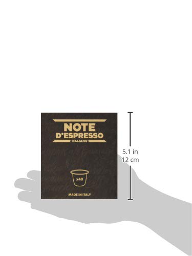 Note D'Espresso - Cápsulas de té verde exclusivamente compatibles con cafeteras Nespresso*, 3 g (caja de 40 unidades)