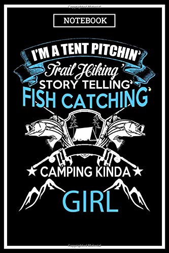 Notebook: Camping Kinda Girl Quote Blank Lined Journal To Write In For Notes, Ideas, Diary, Story, Memories, To-Do Lists, Notepad - Camper Gifts For ... Teens, Girls, & Students Who Love Adventure