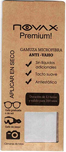 NOVAX GAMUZA MICROFIBRA ANTI-VAHO premium - 12HORAS DE EFECTO