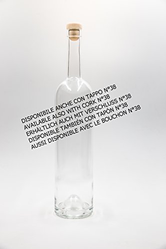 nr 1 botella Bordolese Class 750 ml de vidrio blanco tapón n°20 (foro 17,5)