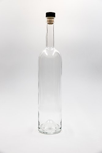 nr 1 botella Bordolese Class 750 ml de vidrio blanco tapón n°22 (foro 18,5)