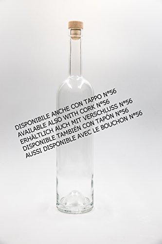 nr 1 botella Bordolese Class 750 ml de vidrio blanco tapón n°22 (foro 18,5)