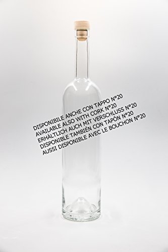 nr 1 botella Bordolese Class 750 ml de vidrio blanco tapón n°56 (foro 17,5)