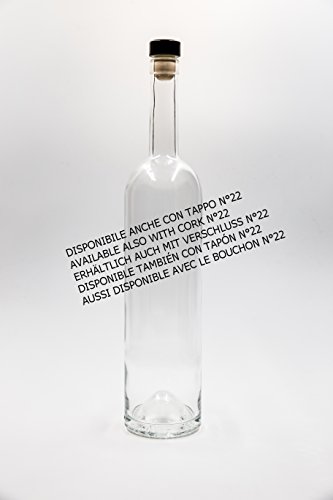 nr 1 botella Bordolese Class 750 ml de vidrio blanco tapón n°56 (foro 17,5)