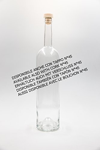 nr 1 botella Bordolese Class 750 ml de vidrio blanco tapón n°56 (foro 17,5)