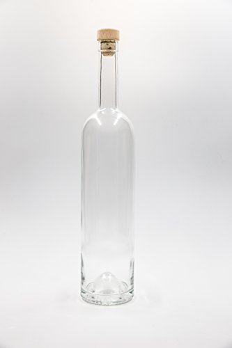 nr 1 botella Bordolese Class 750 ml de vidrio blanco tapón n°59 (foro 17,5)