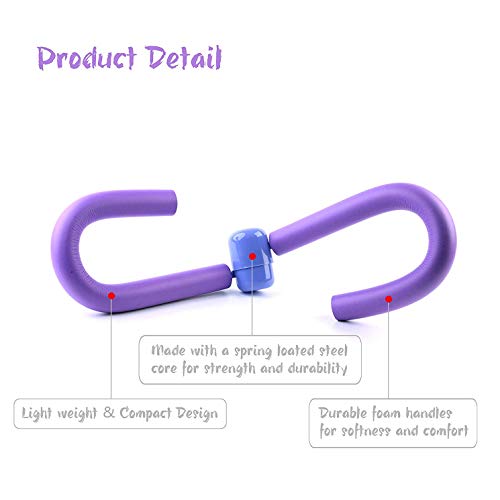 Nrpfell Equipo de Musculación Muslo Amo, Expansor de Culturismo, Ejercitador de Pierna de Brazo Tonificante para Casa Gym Yoga Entrenamiento de Adelgazamiento de Deporte