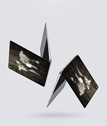 N/S Funda Dura para MacBook Pro 13 Pulgadas 2019 2018 2017 2016 - Plástico Dura Case Carcasa para MacBook Pro 13.3" con/sin Touch Bar Modelo: A1706 A1708 A1989 A2159 - Mapa,Negro