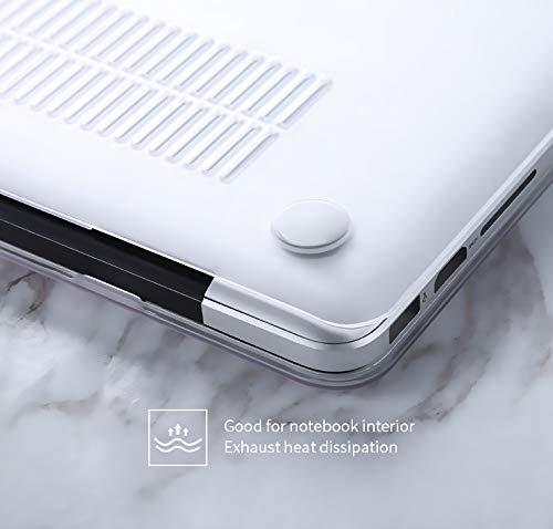 N/S Funda Dura para MacBook Pro 13 Pulgadas 2019 2018 2017 2016 - Plástico Dura Case Carcasa para MacBook Pro 13.3" con/sin Touch Bar Modelo: A1706 A1708 A1989 A2159 - Mapa,Negro