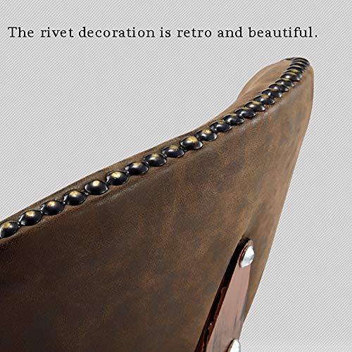 NUBAO Taburete De Trabajo, Silla De Trabajo, Silla Para Computadora, Asiento De Esponja Respaldo Alto Barra De Acero 5 Garras Giro Elevación Belleza Tatuaje Clínica De Peluquería Taburete 51-65cm 5 Co