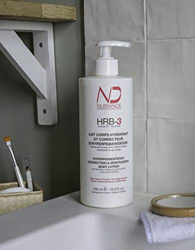 NUBIANCE - Loción Corporal Ultra Hidratante y Unificante (500ml) - Piel Seca y Extra Seca, Negra, Antimanchas, Crema Cuerpo