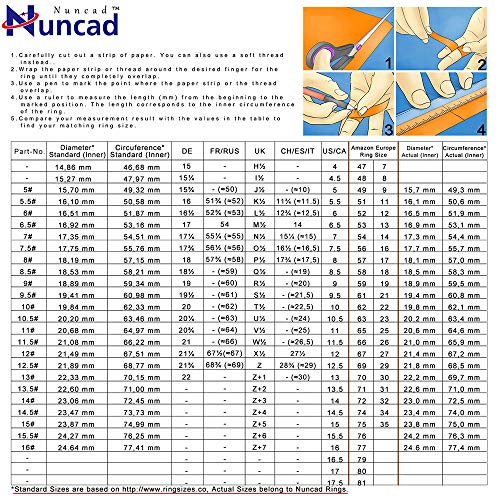 NUNCAD Anillo Hombre Mujer Unisex de Tungsteno con Zirconia Azul y Carbono Celta Negro + Azul 8mm de Ancho para Compañero Amigos Idea de Regalo Talla 67 (21,4 mm)