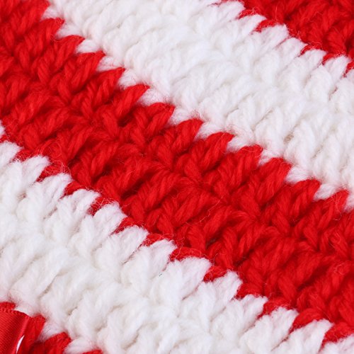 NUOLUX Disfraz Fotografía Props Crochet Sombrero y Ropa para Bebé en Navidad Día