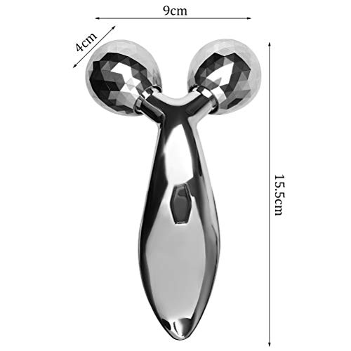 Nuosen 3D masajeador de rostro, adelgazamiento corporal rodillos de rostro esculpir más firme, apretar la piel, herramienta de cuidado de la piel para levantar la cara y el cuerpo, antiarrugas